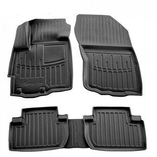 3D коврики для Peugeot 4007 (2007-2013) с бортиками 30 мм (Stingray) 5013145_2 фото