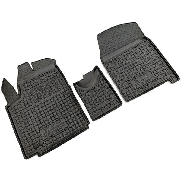 Автомобільні килимки в салон Citroen Jumpy 07-/Fiat Scudo 07-/Peugeot Expert 07- (V2.0) (Avto-Gumm) резинові поліки, коврики гумові 11403 фото