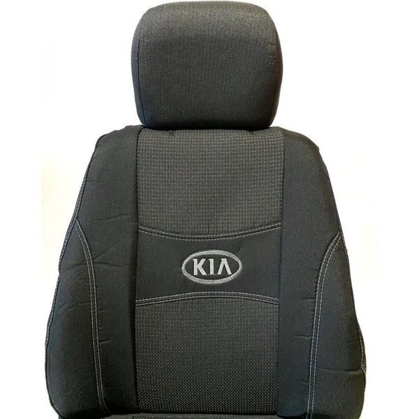 Автомобильные чехлы Киа Рио Авточехлы Чехлы на сидения Kia Rio sedan/hatchback 2017- Nika модельный комплект nikaKia13 фото