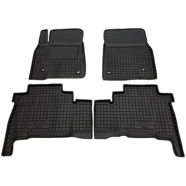 Авто килимки в салон TOYOTA Land Cruiser 200 (2007-2012) резинові поліки, коврики гумові 11311 фото