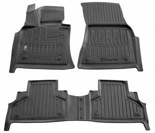 3D коврики для BMW X6 (F16) (2014-2019) с бортиками 30 мм (Stingray) 5027064 фото