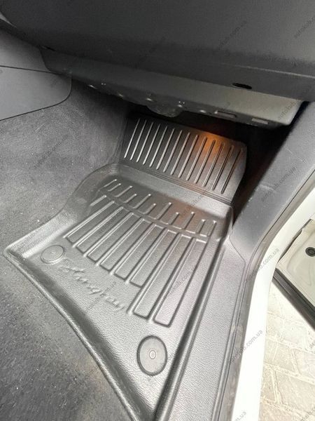 3D килимки для Porsche Cayenne (92A) (2010-2017) з бортиками 30 мм (Stingray) 5024195_1 фото
