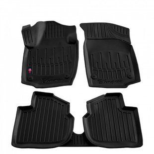 3D килимки для Seat Toledo 4 (2012-...) з бортиками 30 мм (Stingray) 5020035 фото