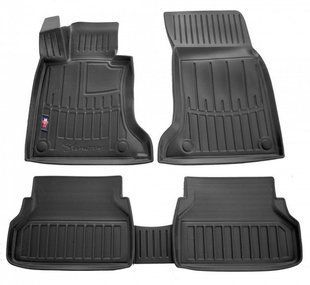 3D коврики для BMW 5 (E61) (2003-2010) 2WD с бортиками 30 мм (Stingray) 5027115_1 фото