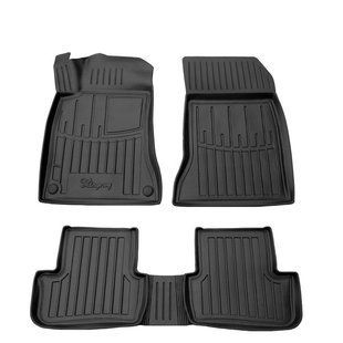 3D коврики для Mercedes Benz X156 GLA (2014-2019) с бортиками 30 мм (Stingray) 5012255 фото