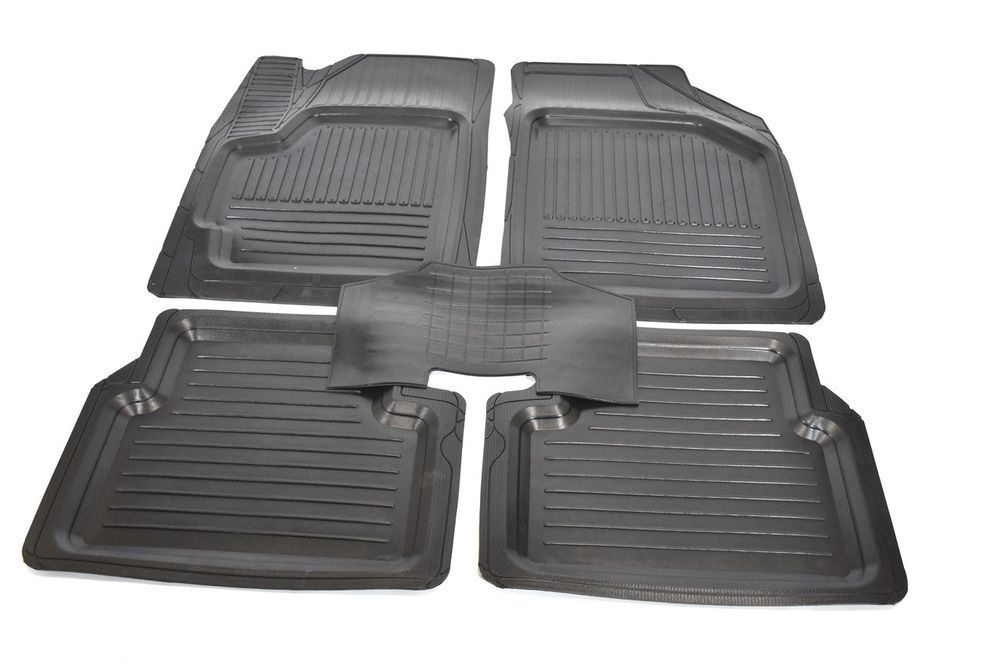 Килимки гумові в салон Chevrolet Aveo 2006-2012 каргум XZRTI10 фото