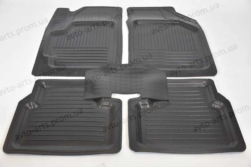 Килимки гумові в салон Chevrolet Aveo 2006-2012 каргум XZRTI10 фото