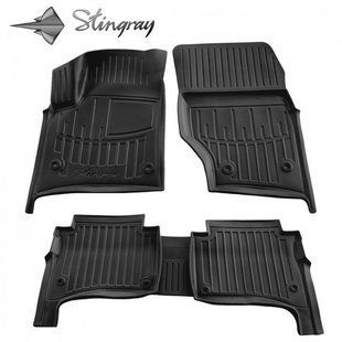 3D килимки для Volkswagen Touareg I (2002-2010) з бортиками 30 мм (Stingray) 5024325 фото
