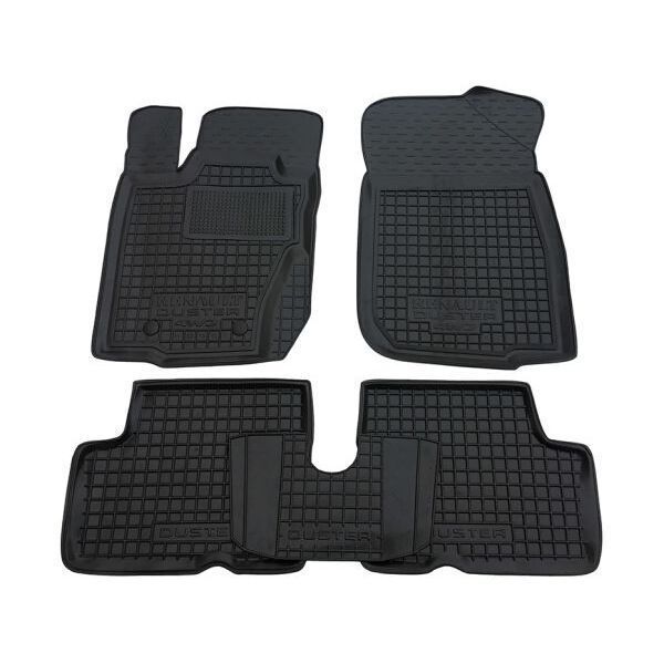 Авто коврики в салон RENAULT Duster 4WD (2012-2014)(росс. сборка) резиновые ковры в машину, автоковры 11374 фото
