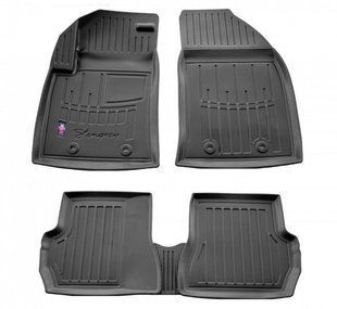 3D коврики для Ford Fiesta (2002-2008) с бортиками 30 мм (Stingray) 5007125 фото